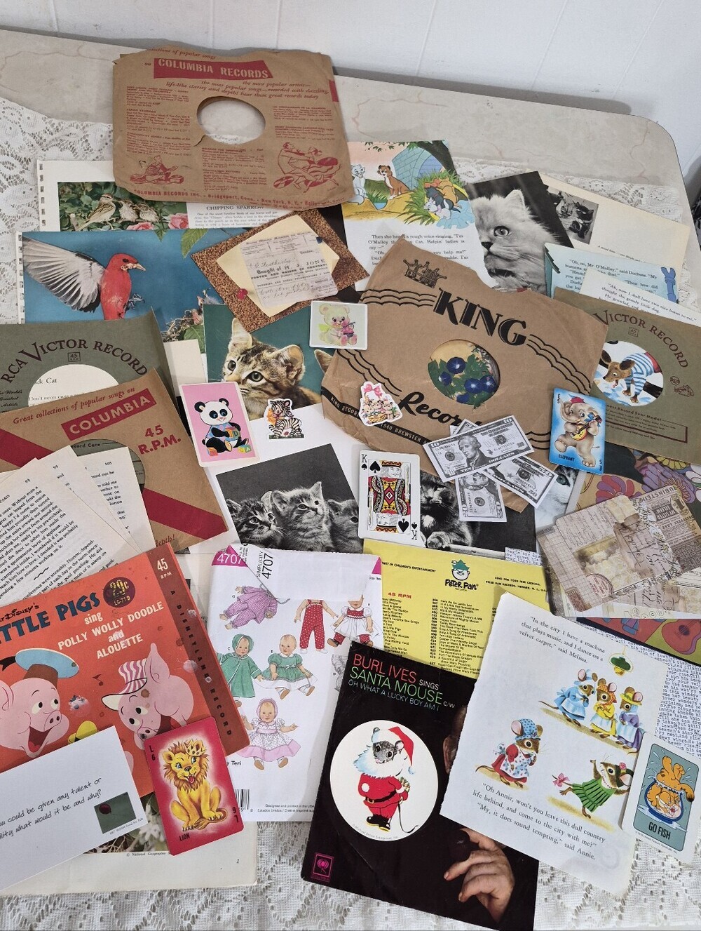 1lb Junk Journal Ephemera